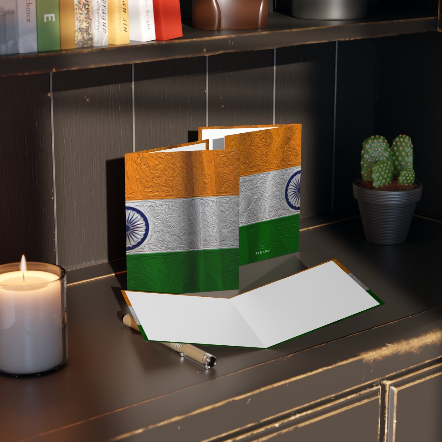 India Flag Greeting Cards