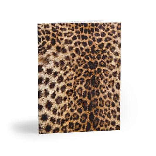 Leopard Animal Print Greeting Cards