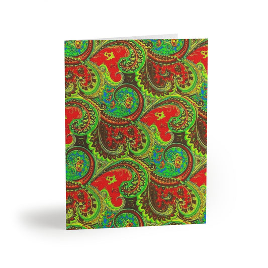 African Print Greeting Cards