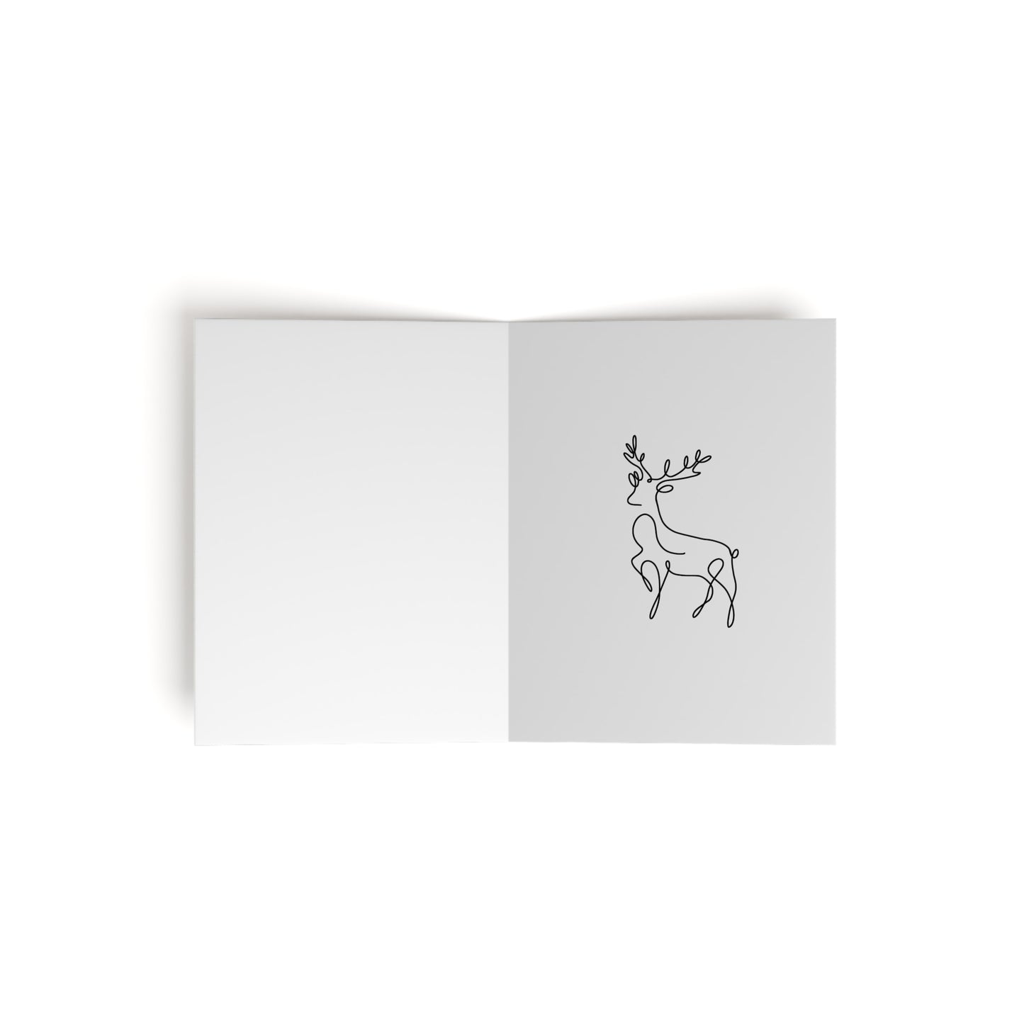 Deer Animal Print Greeting Cards