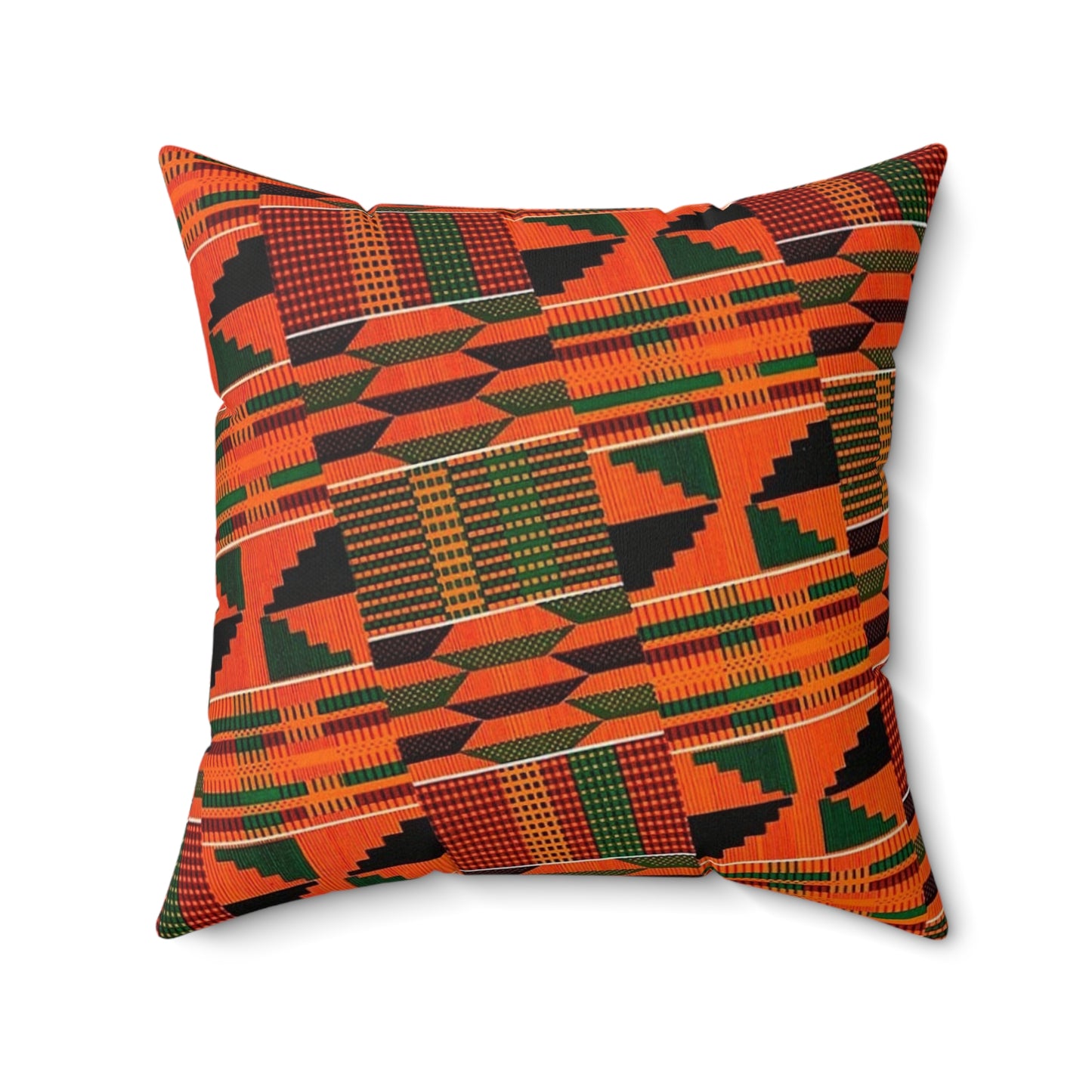 Kente Cloth Print Pillow