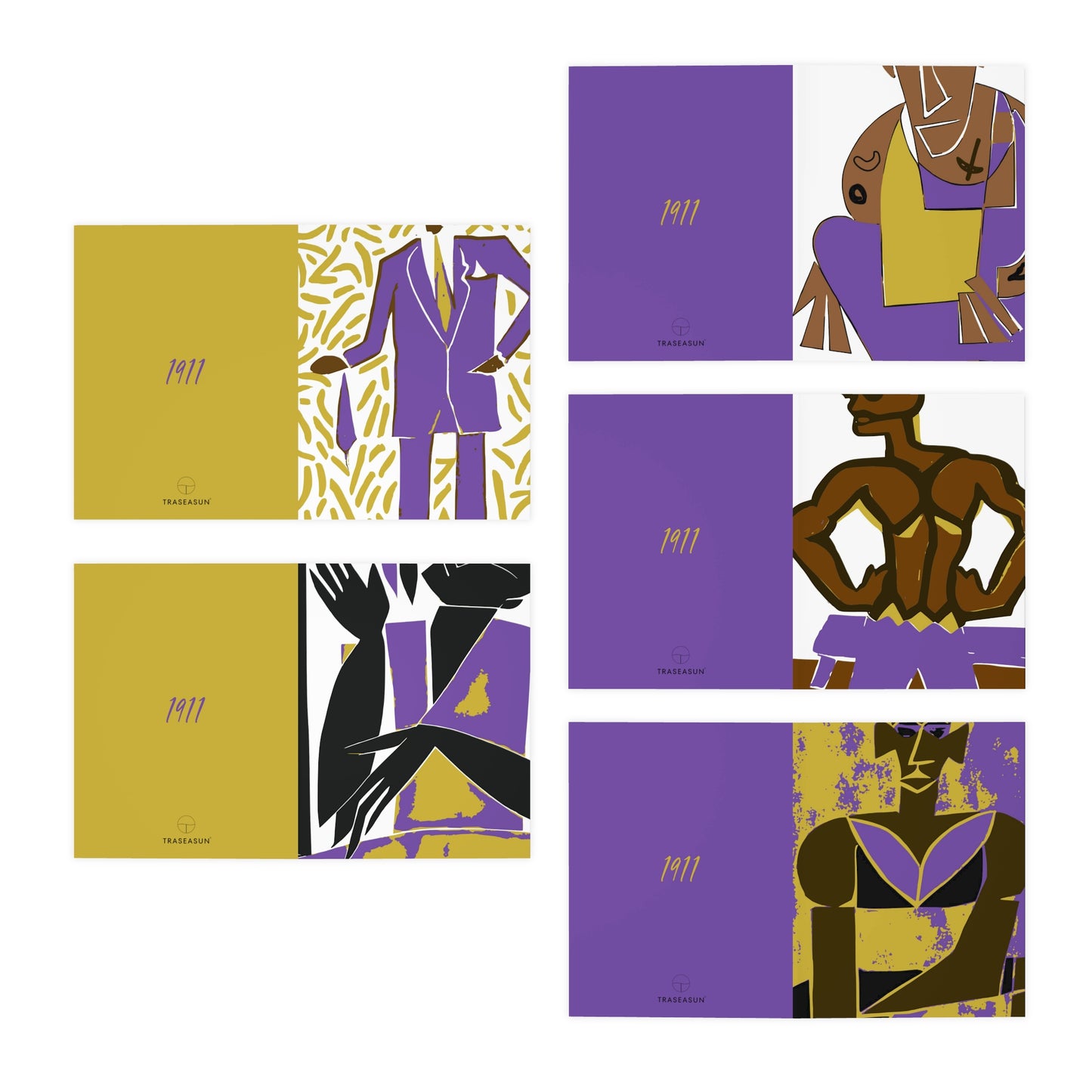 Omega Psi Phi Greeting Cards
