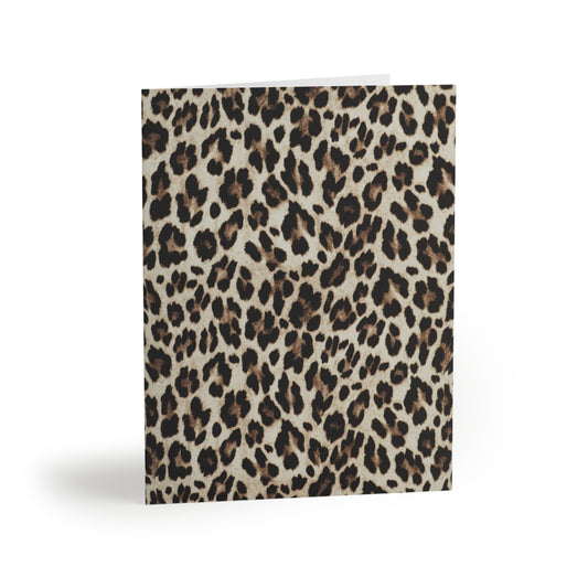 Leopard Animal Print Greeting Cards