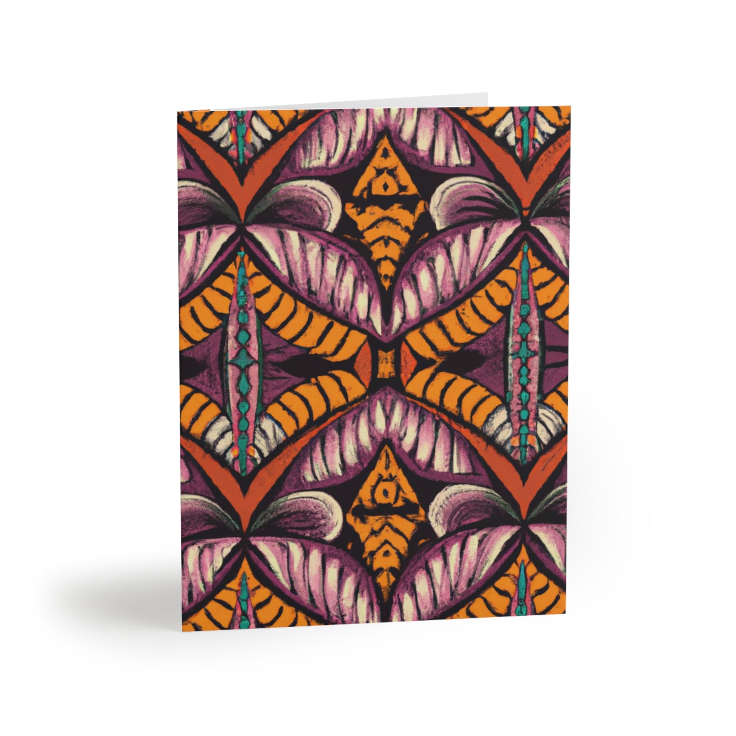 African Print Greeting Cards