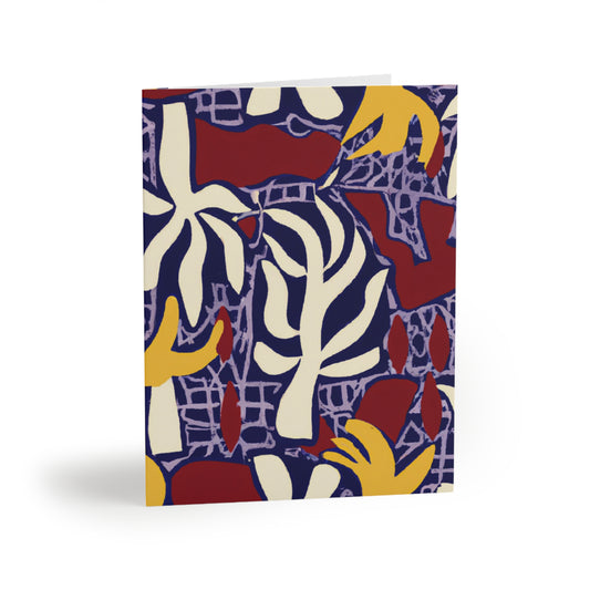 African Print Greeting Cards