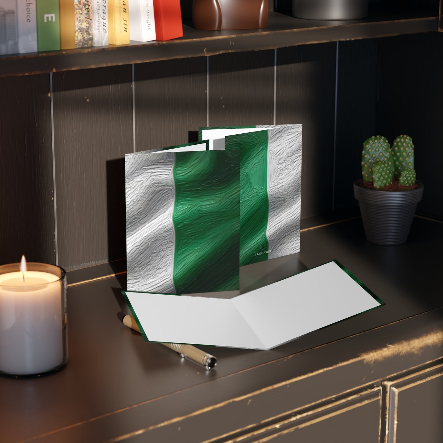 Nigeria Flag Greeting Cards