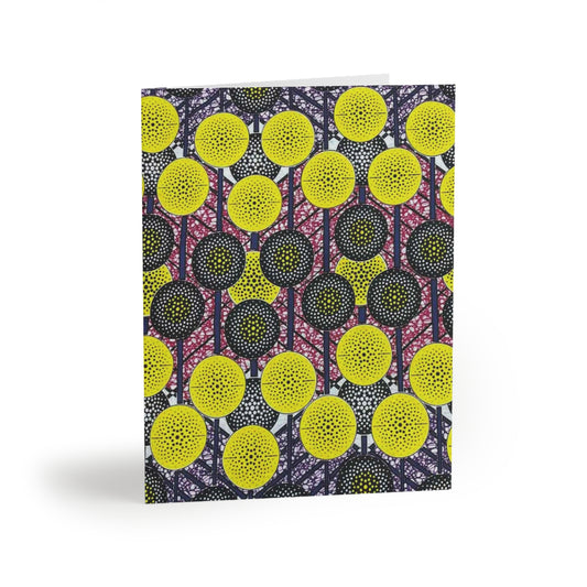 African Print Greeting Cards