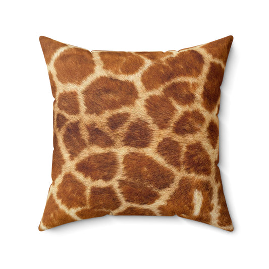 Giraffe Print Pillow