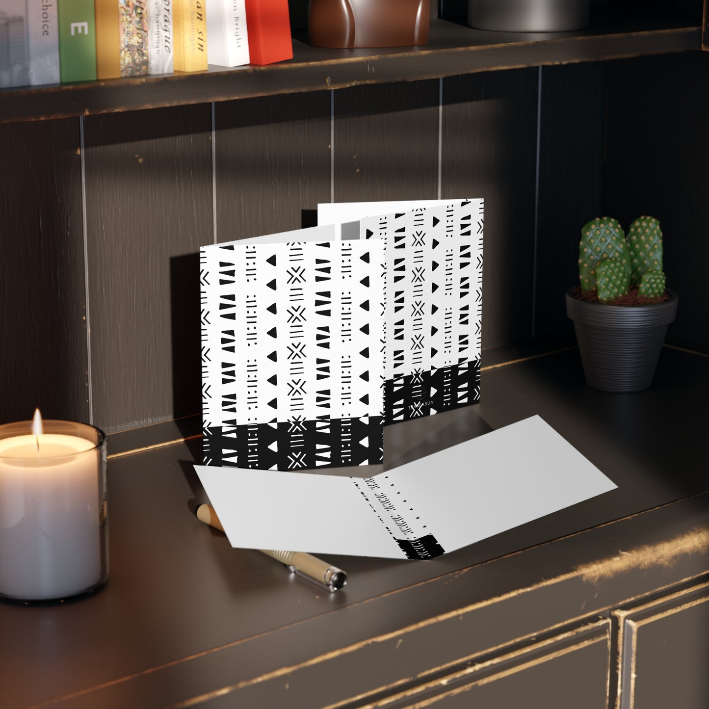 African Print Greeting Cards