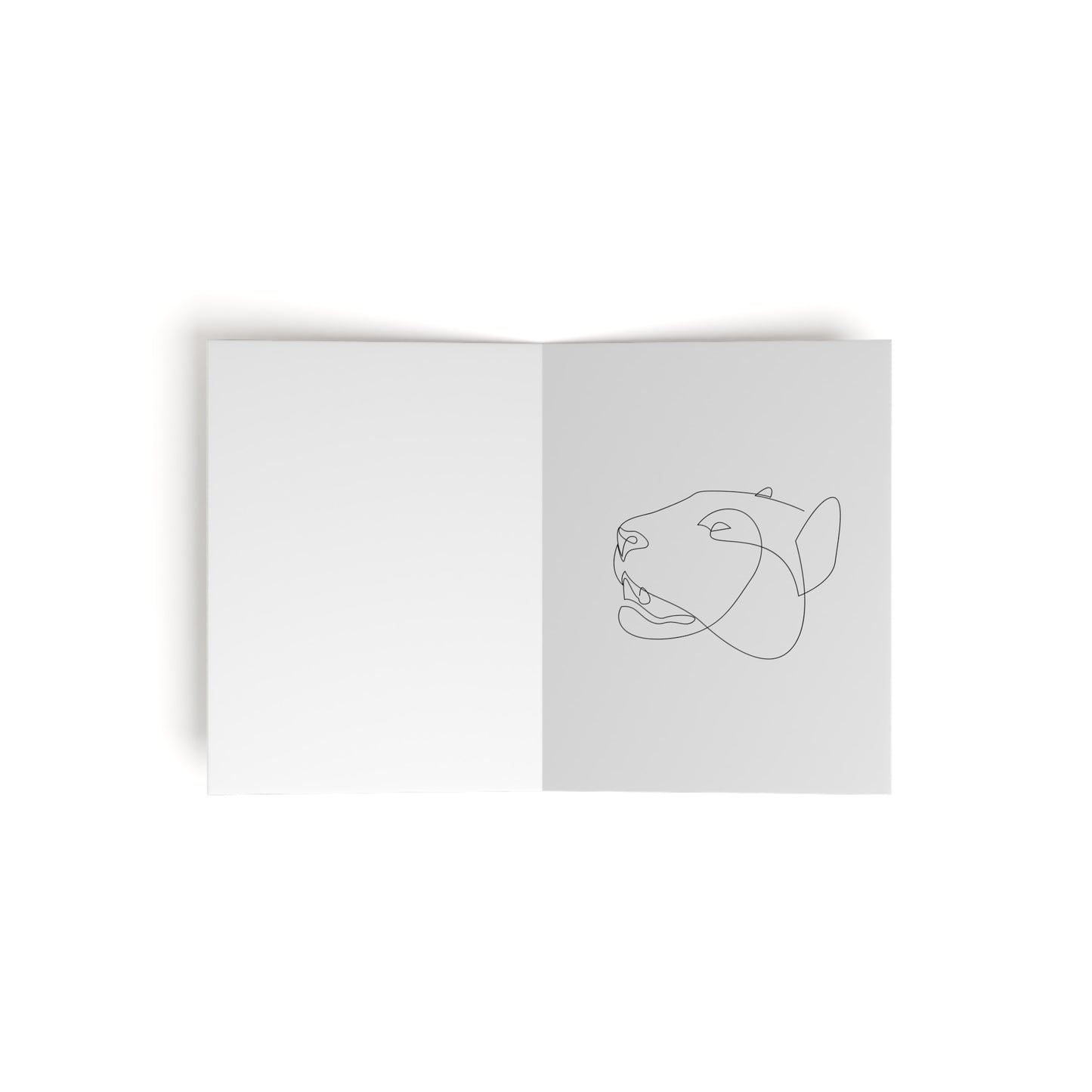 Leopard Animal Print Greeting Cards