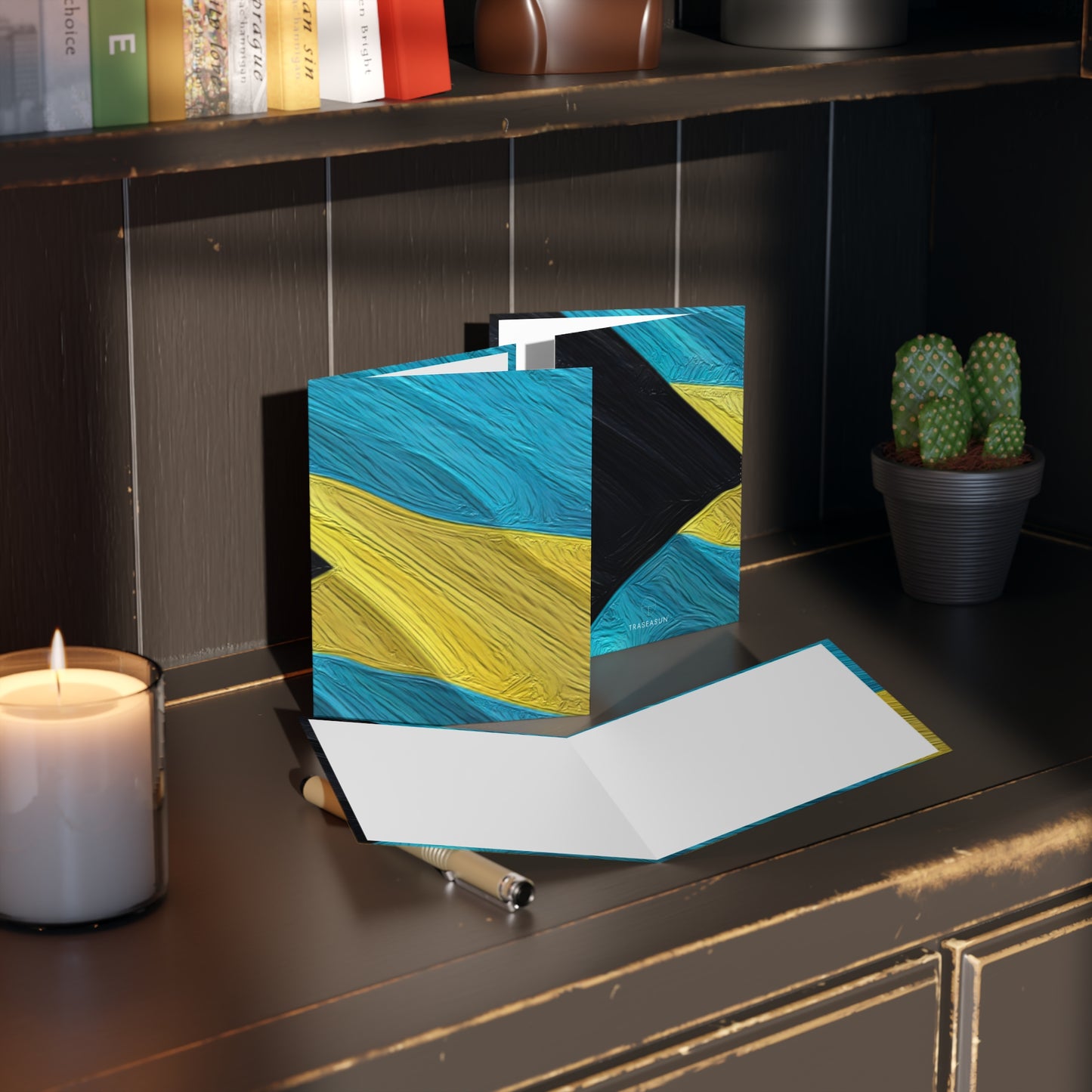 Bahamas Flag Greeting Cards