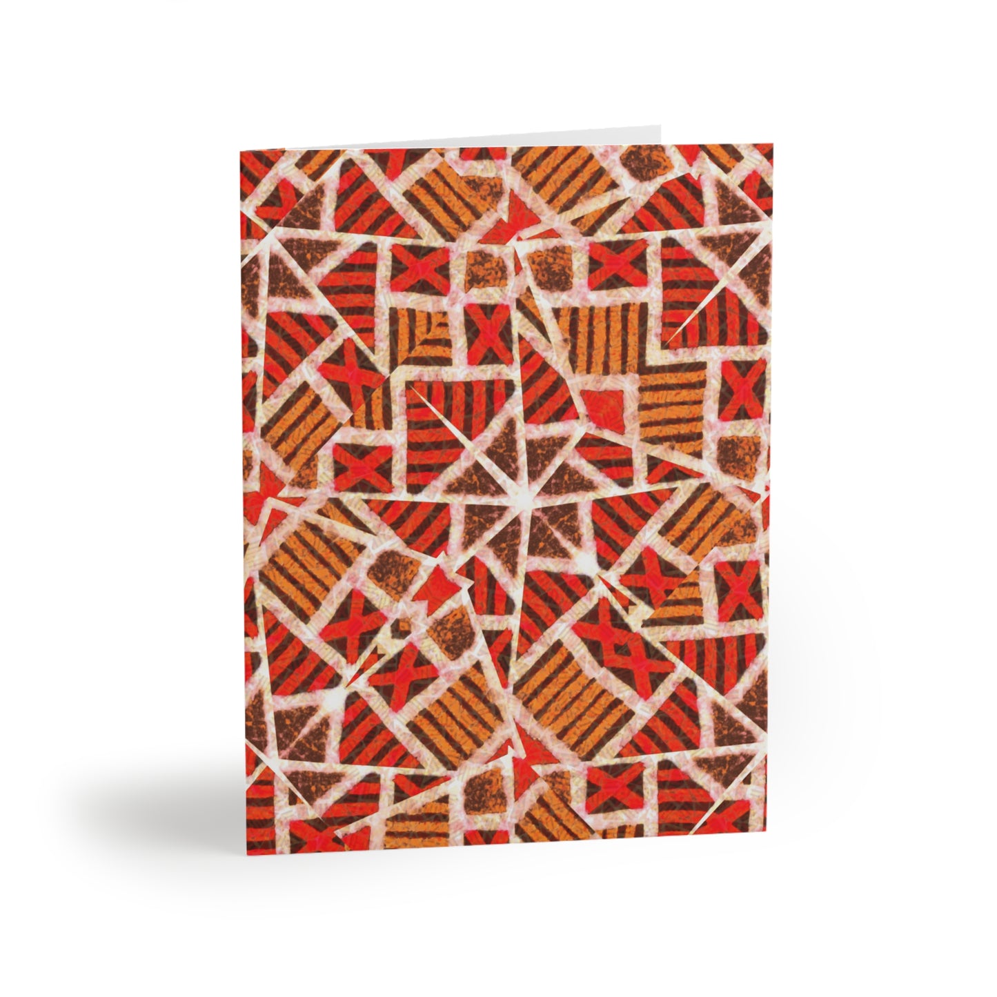 African Print Greeting Cards