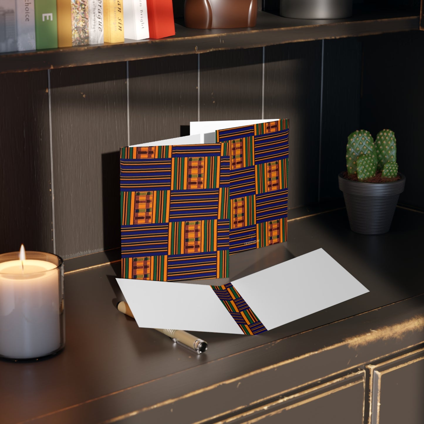 African Print Greeting Cards