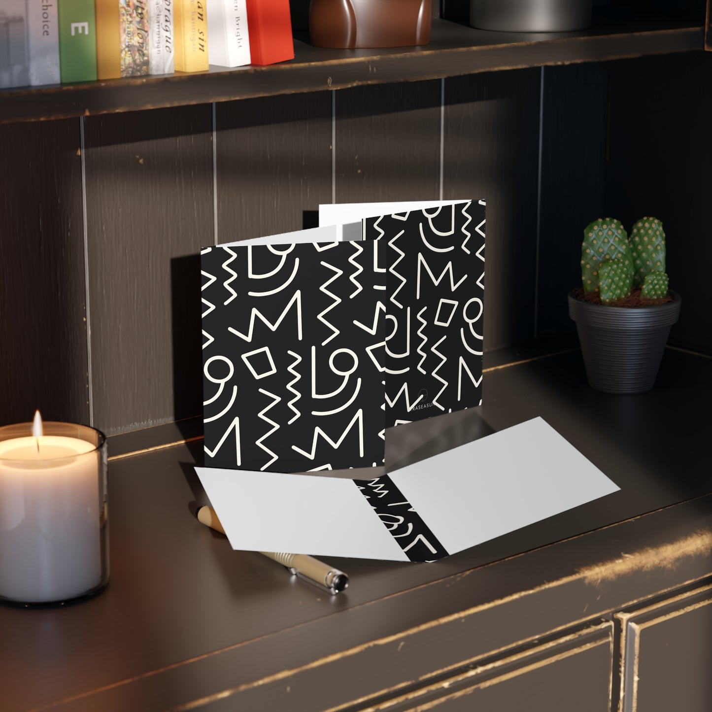 African Print Greeting Cards