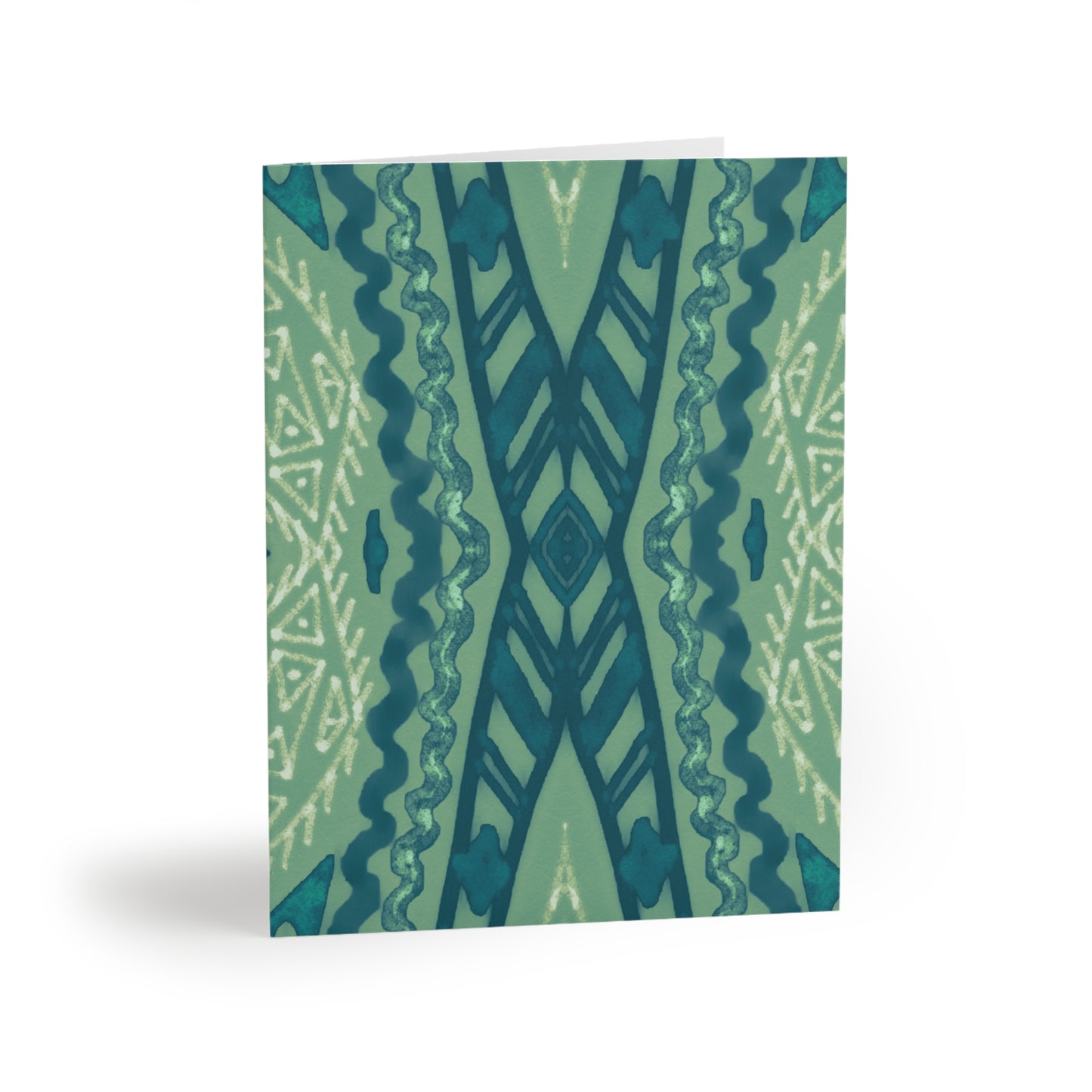 African Print Greeting Cards