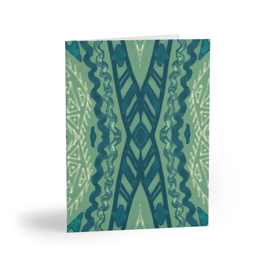 African Print Greeting Cards