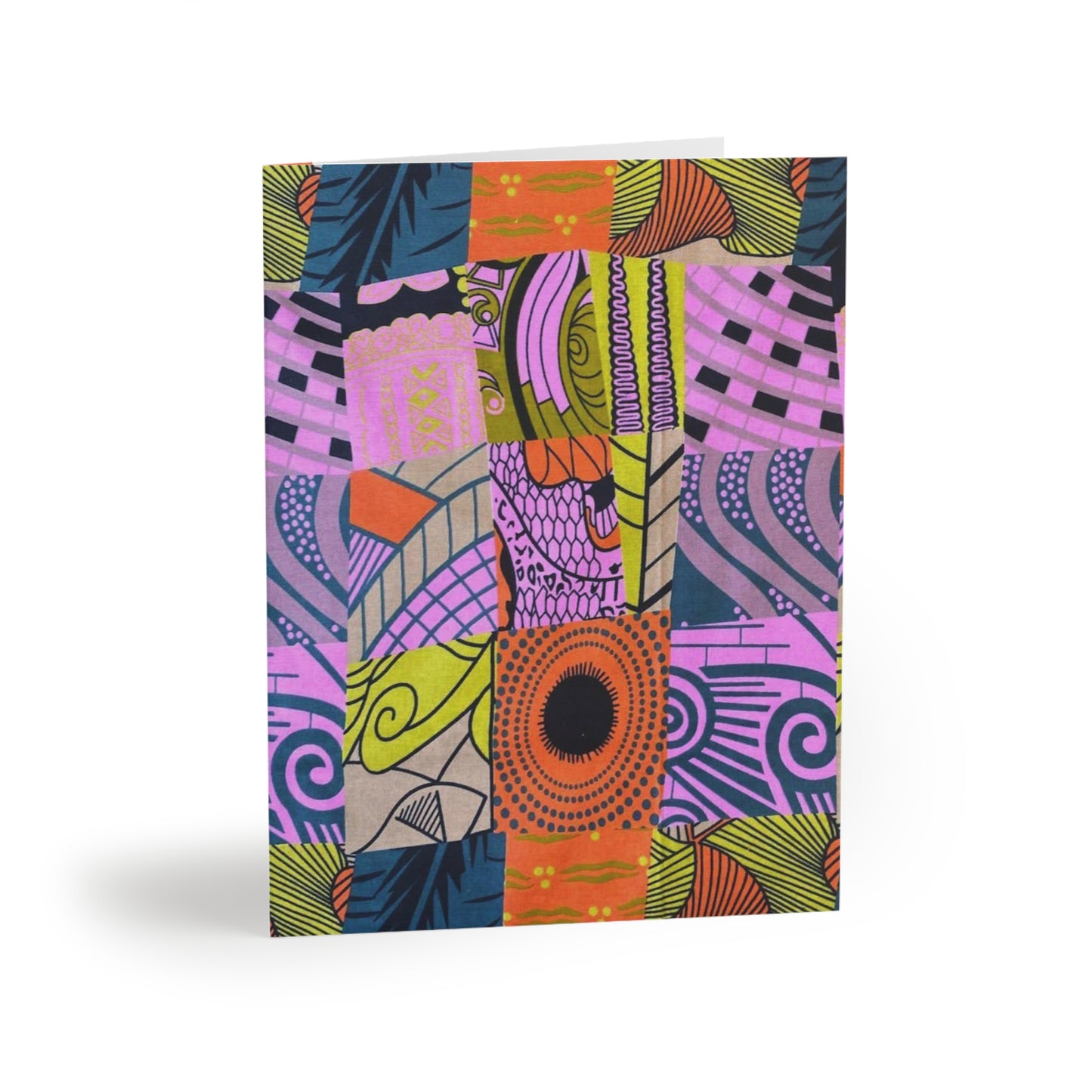 African Print Greeting Cards