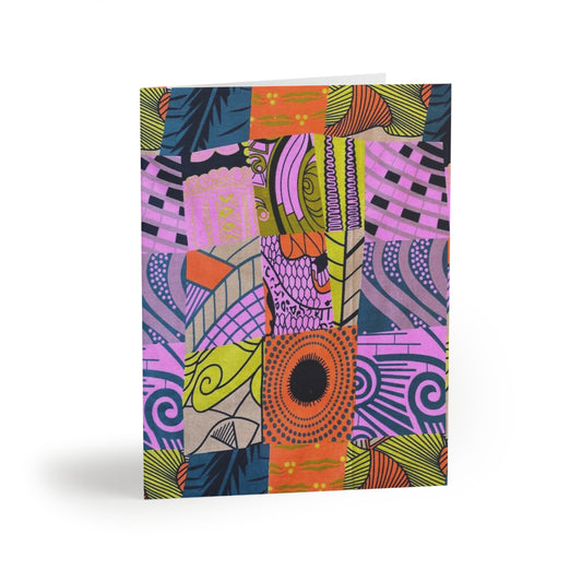 African Print Greeting Cards
