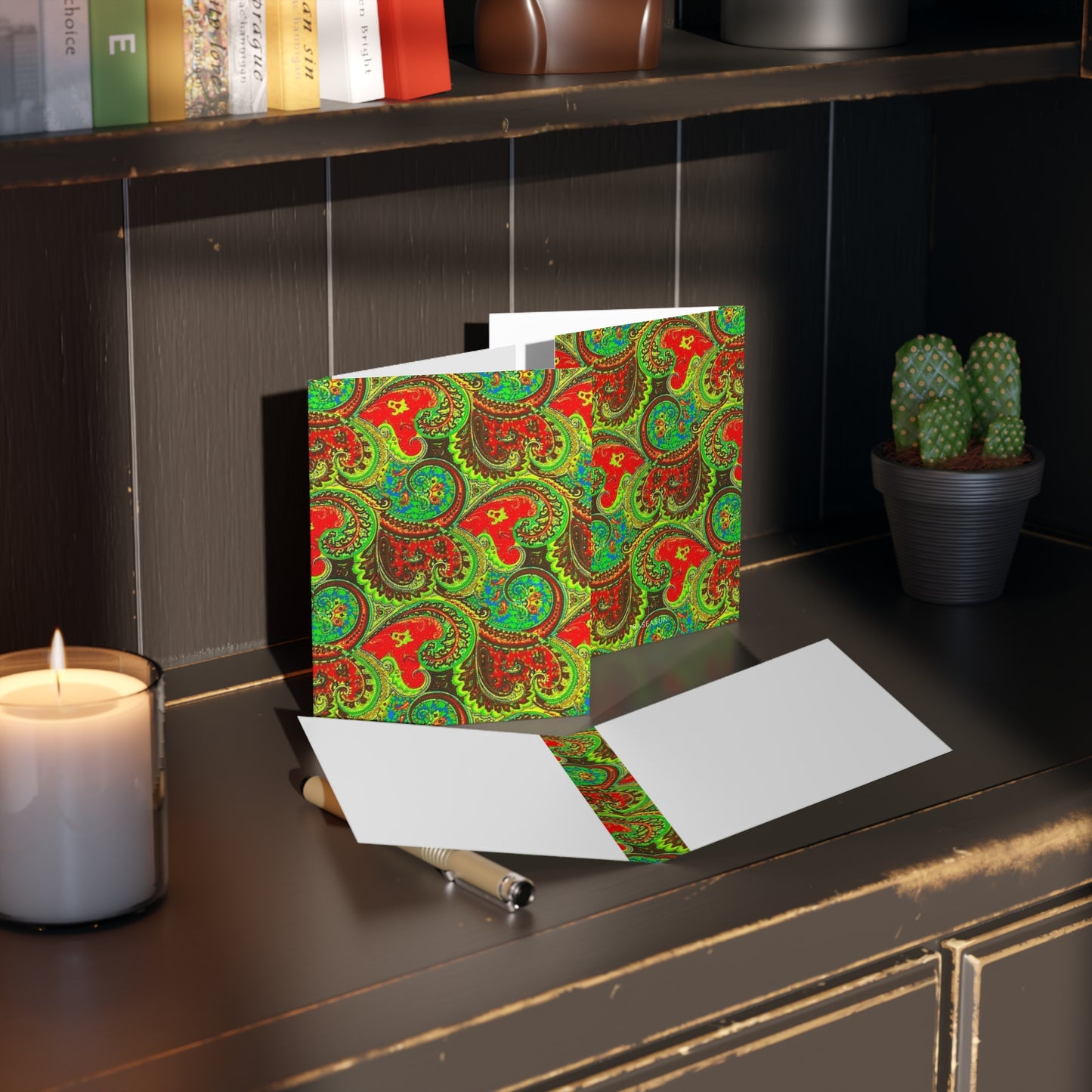 African Print Greeting Cards