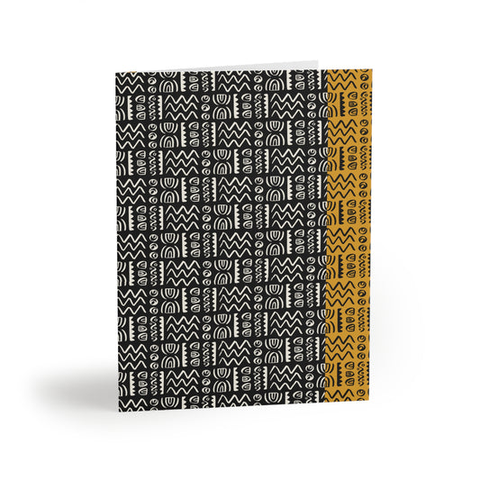 African Print Greeting Cards