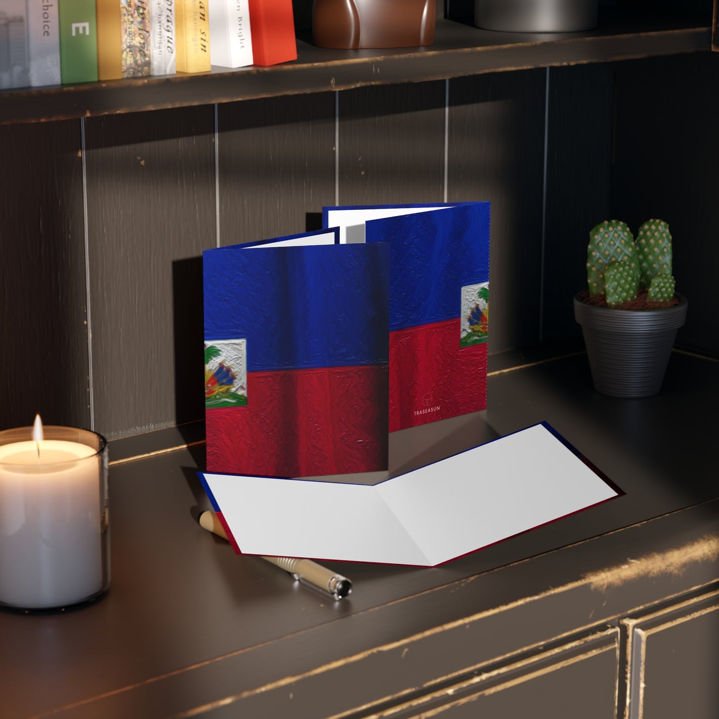 Haiti Flag Greeting Cards
