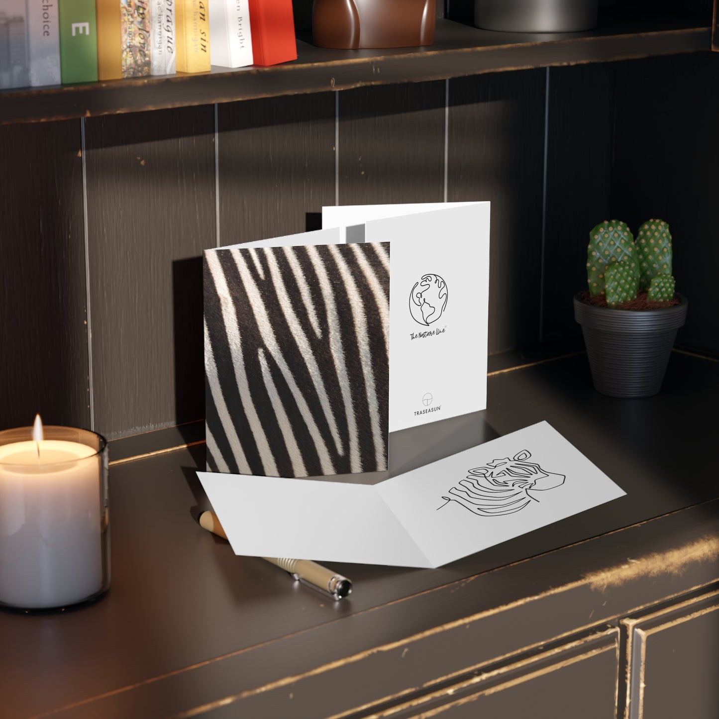 Zebra Animal Print Greeting Cards