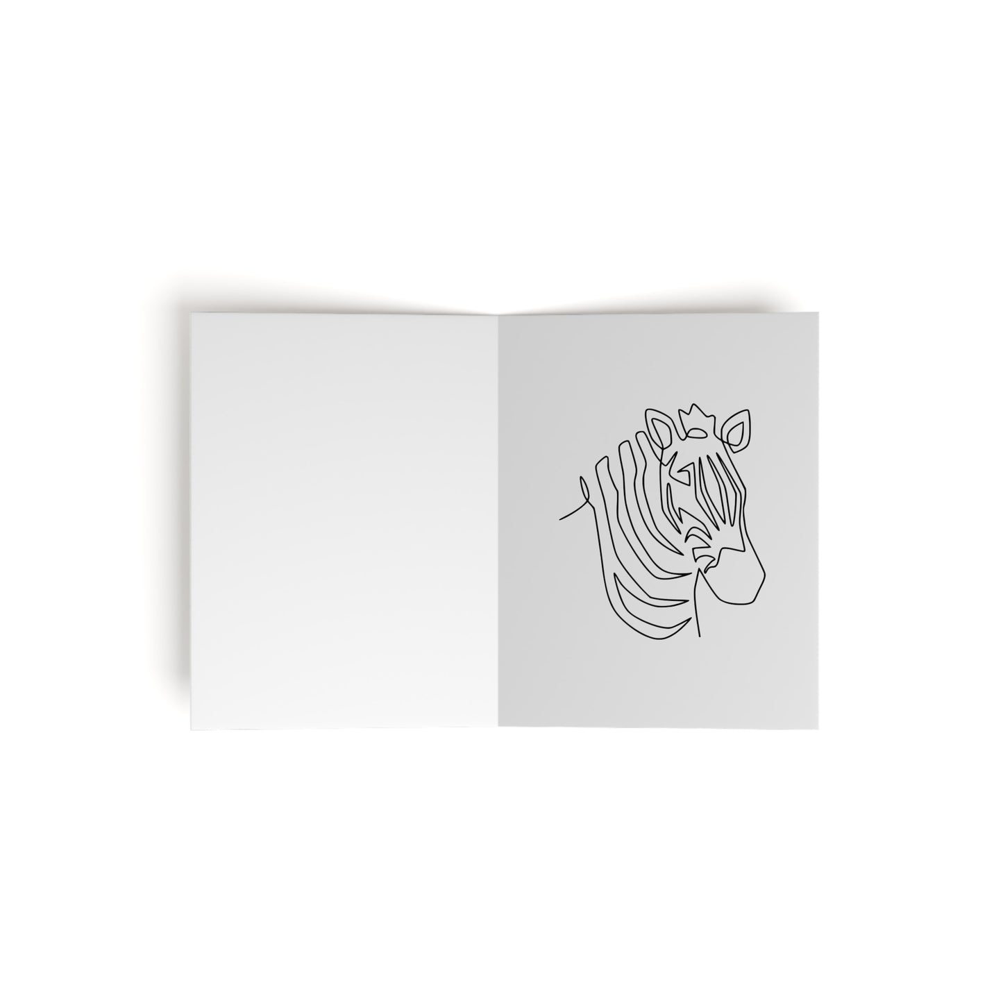 Zebra Animal Print Greeting Cards