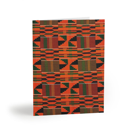 African Print Greeting Cards