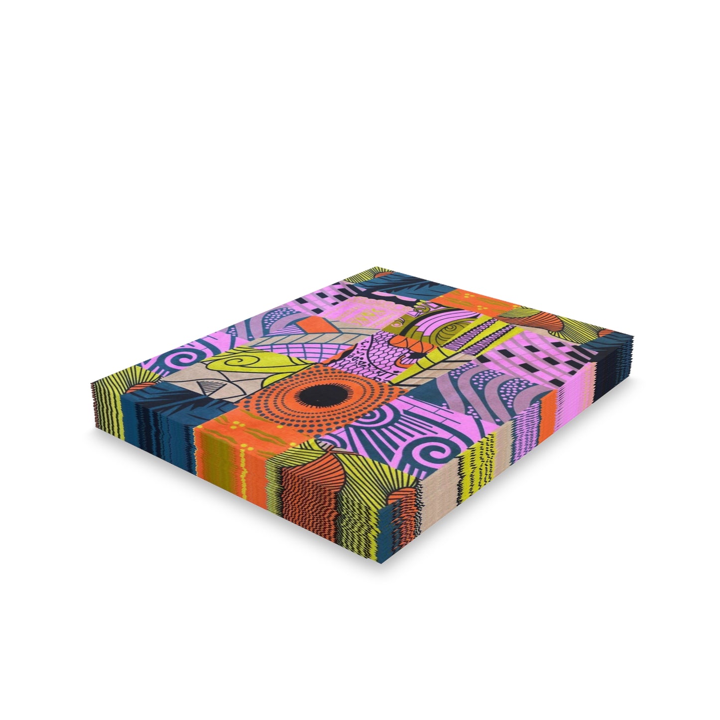 African Print Greeting Cards