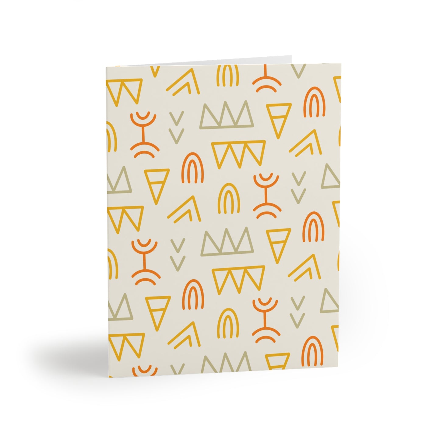 African Print Greeting Cards