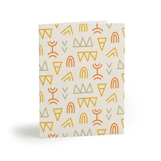 African Print Greeting Cards