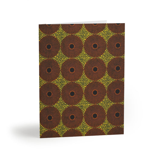 African Print Greeting Cards