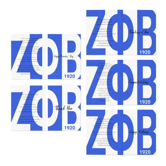 Zeta Phi Beta Greeting Cards