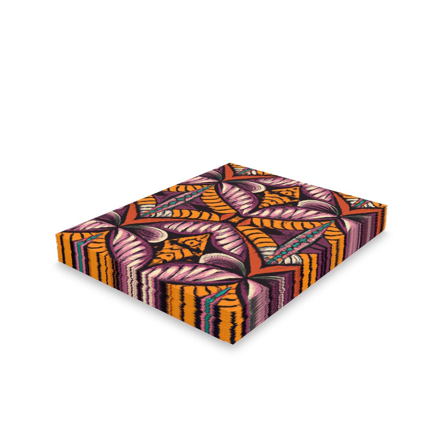 African Print Greeting Cards