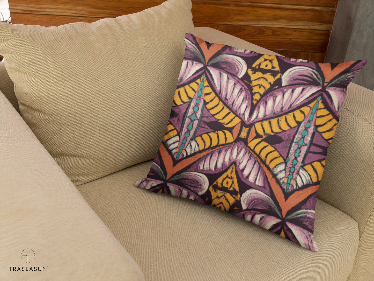 African Print Pillow