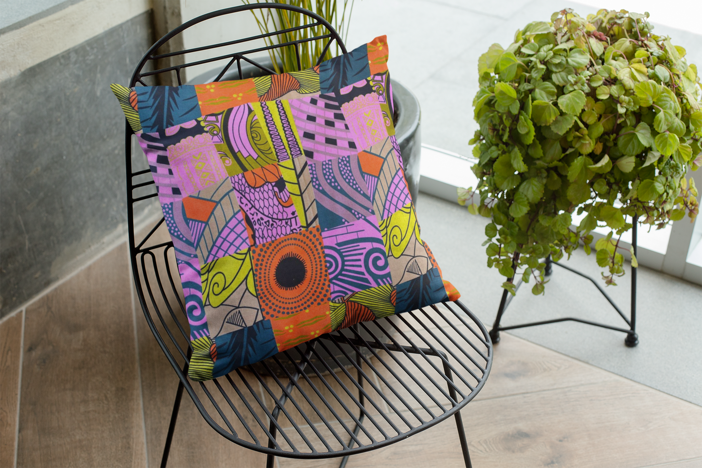 African Print Pillow