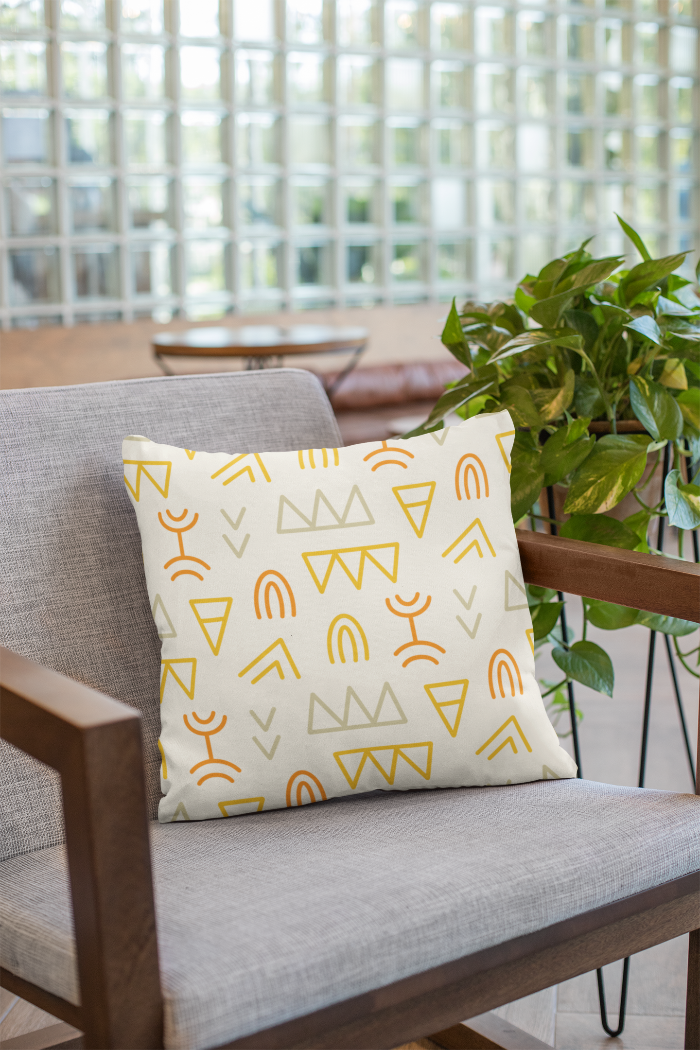 African Print Pillow