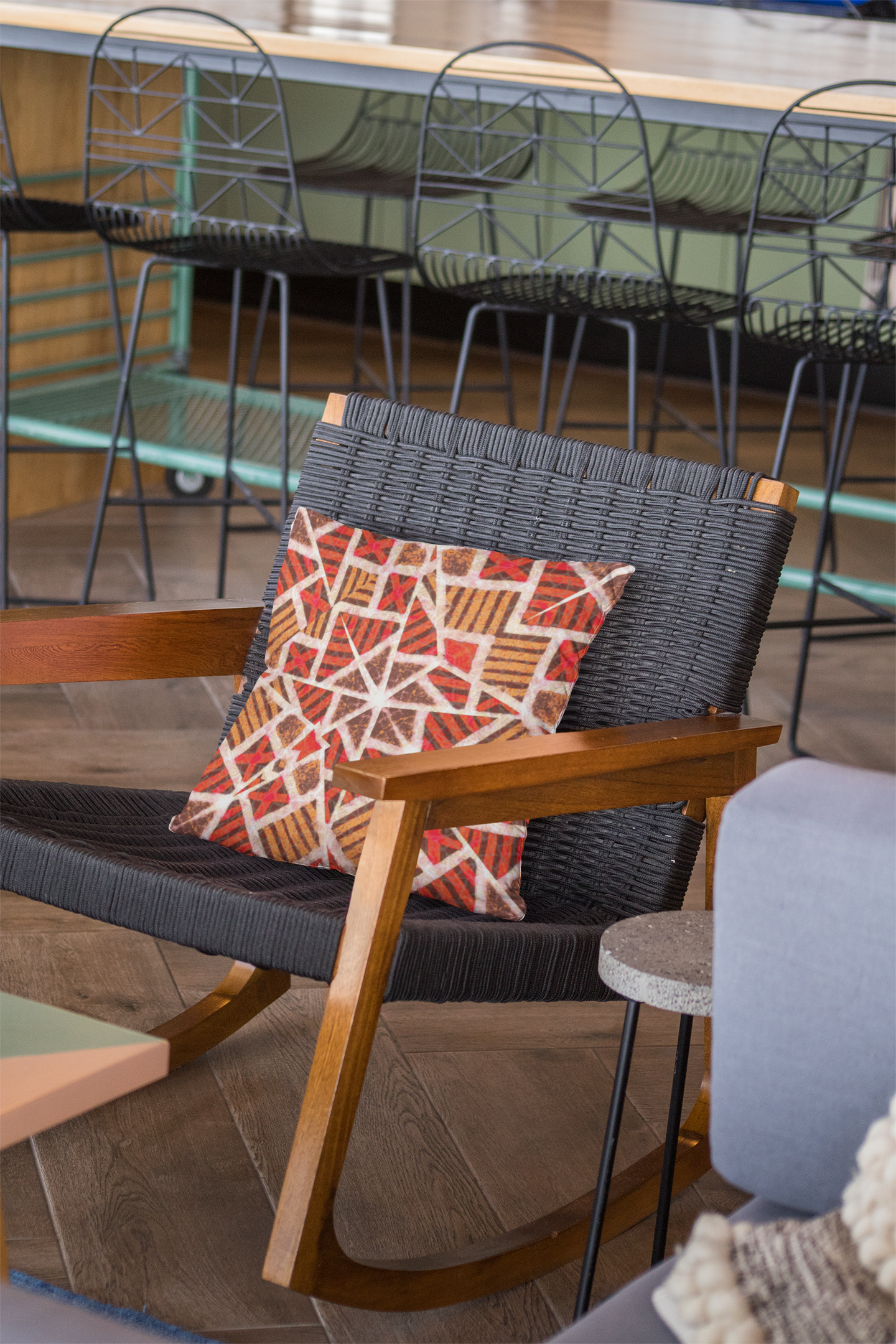 African Print Pillow