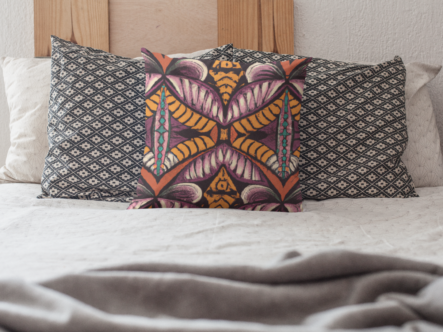 African Print Pillow