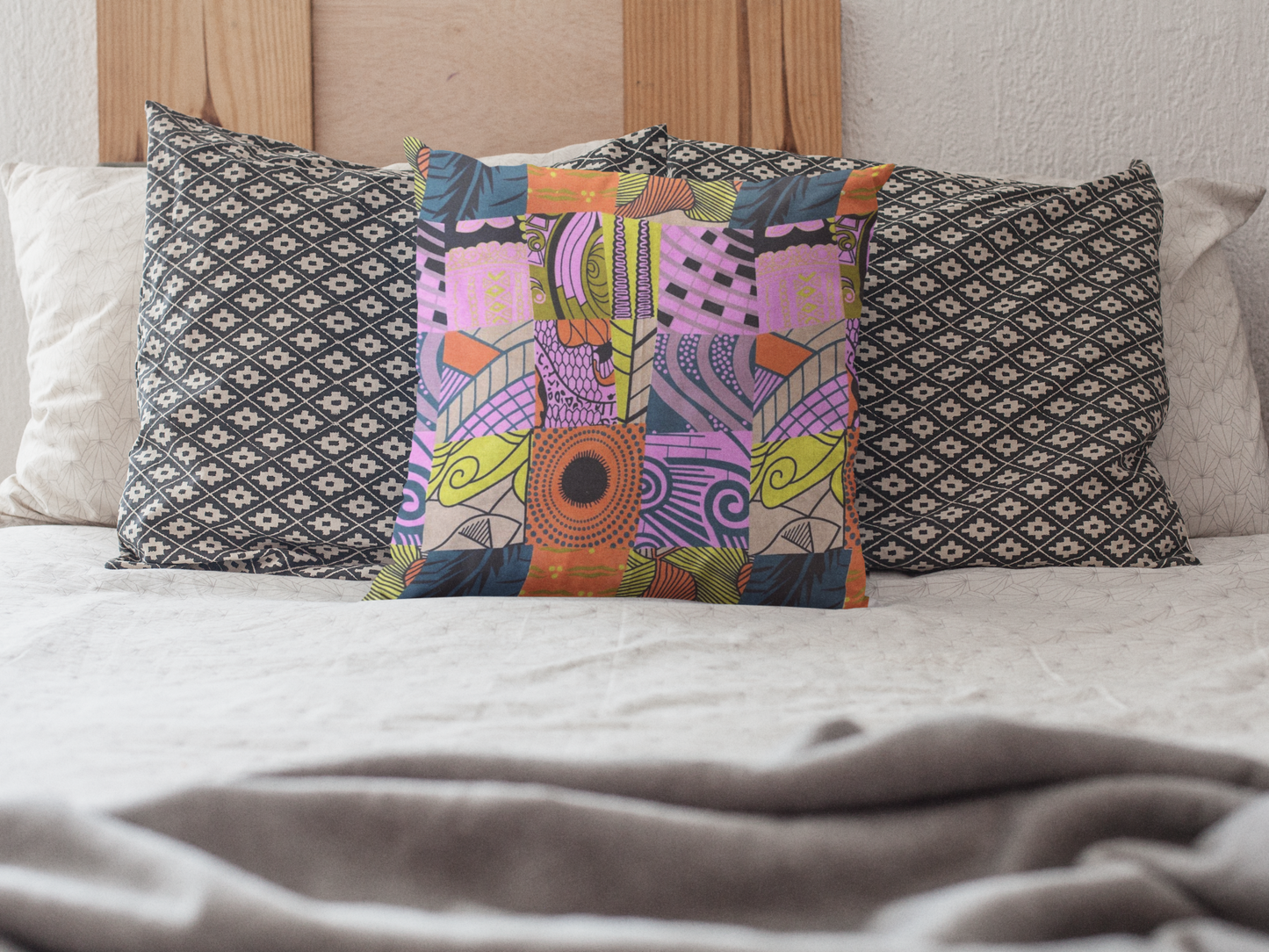 African Print Pillow
