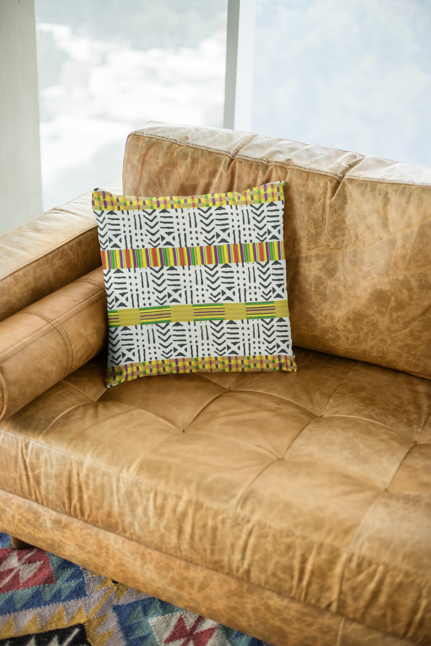 African Print Pillow