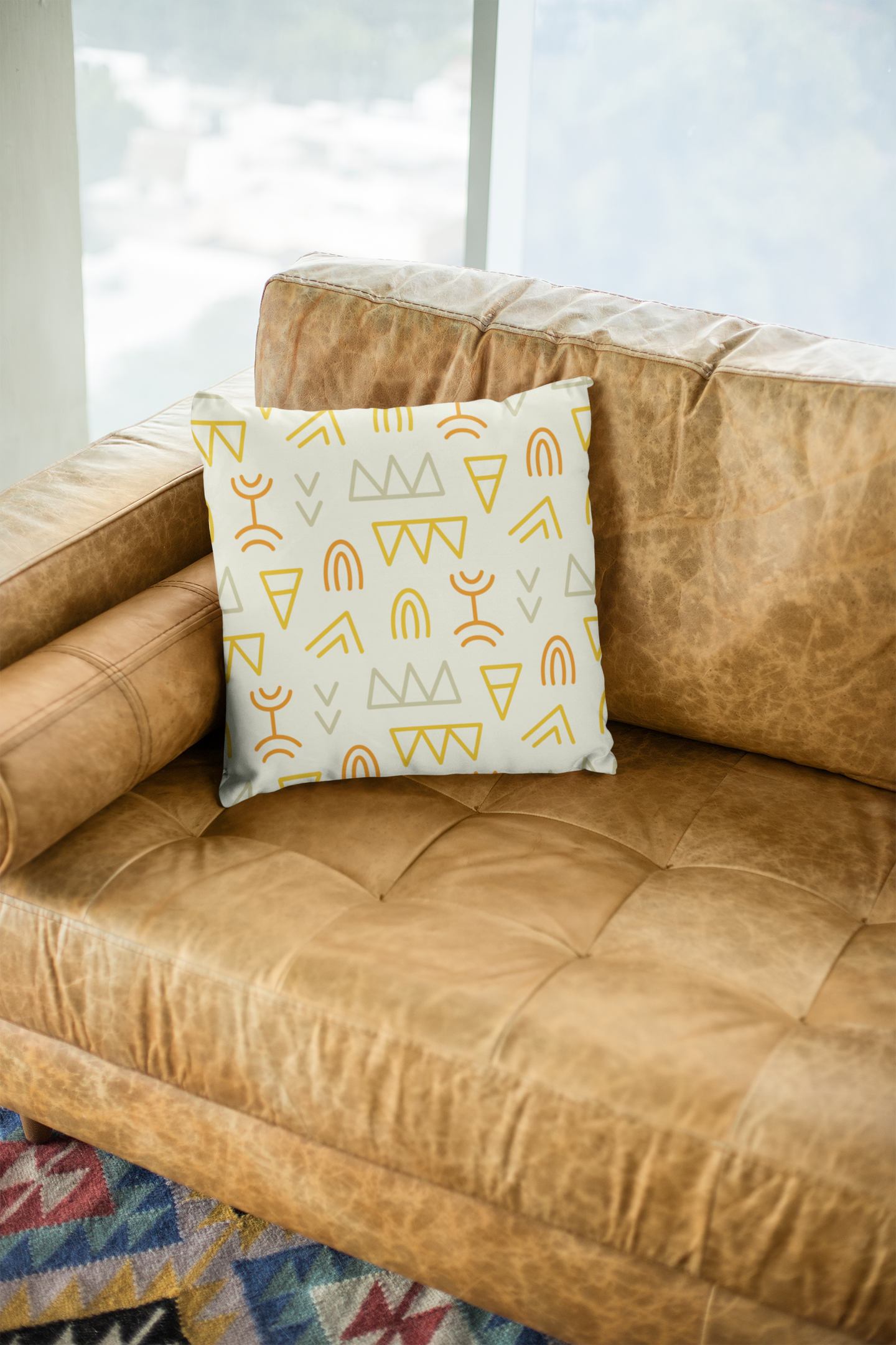 African Print Pillow