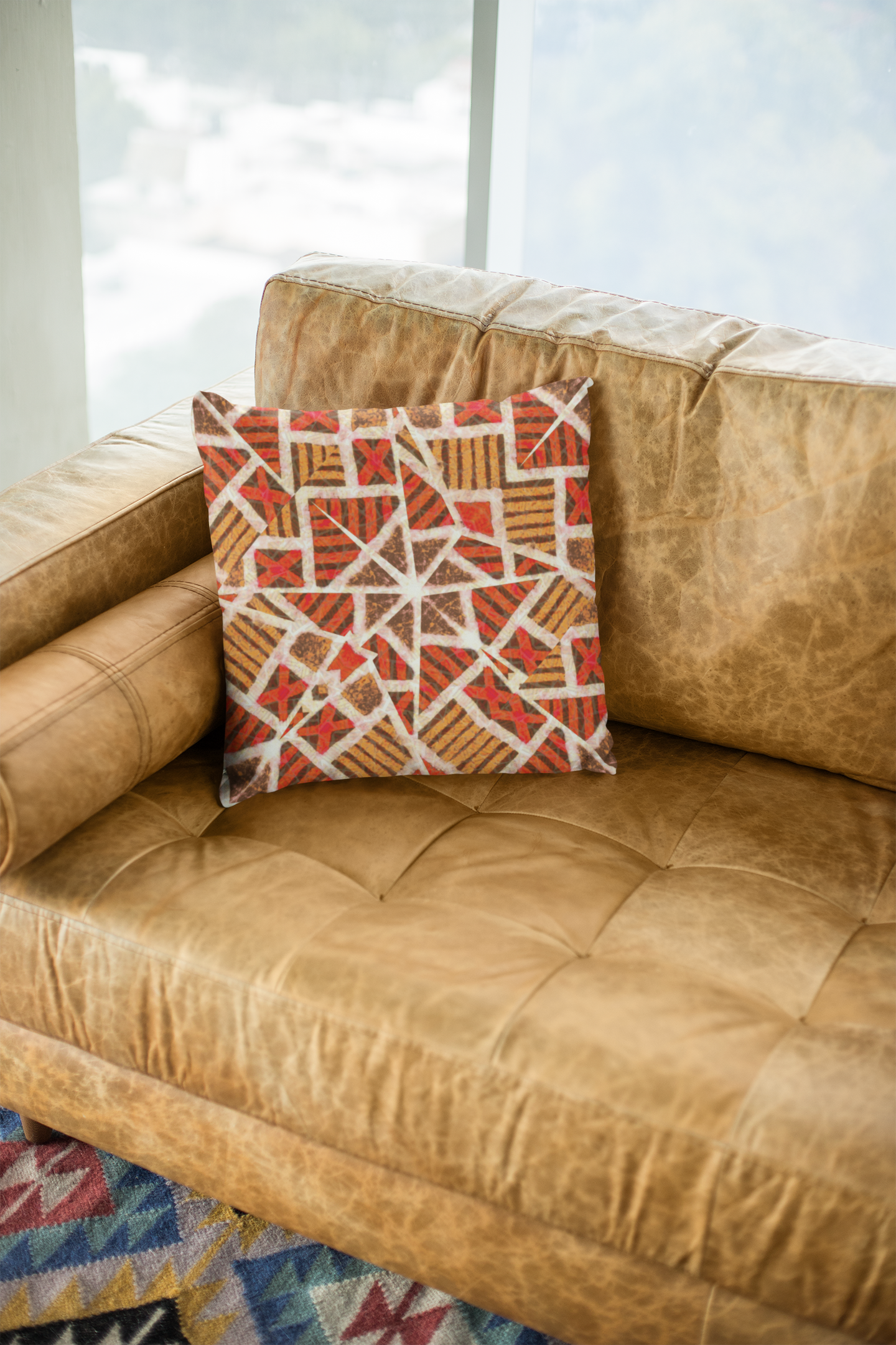 African Print Pillow