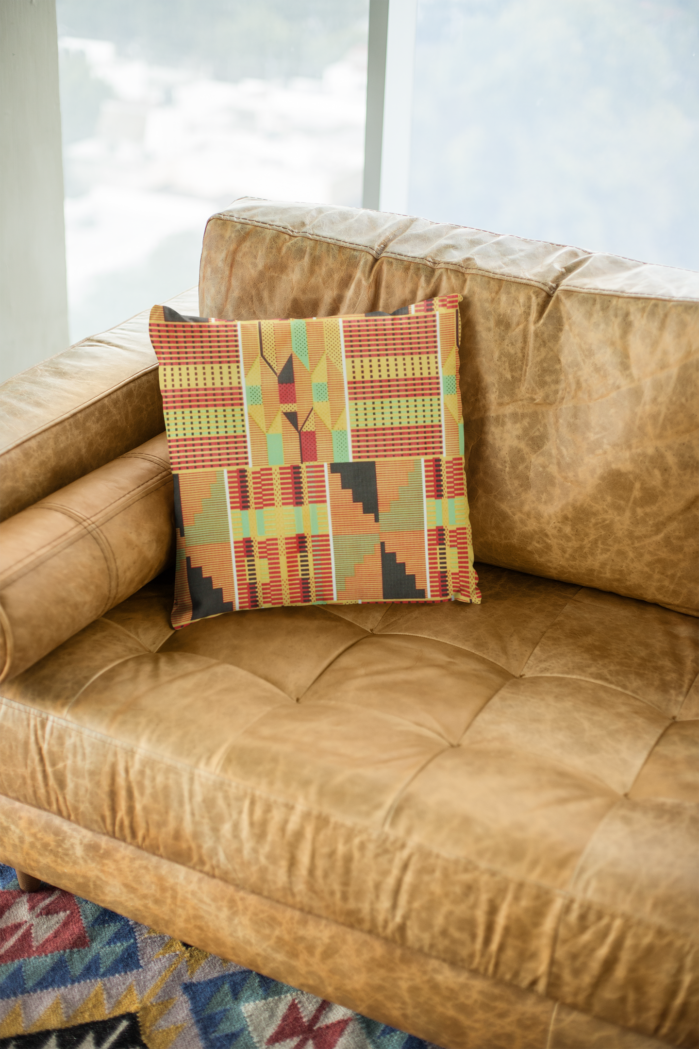 African Print Pillow