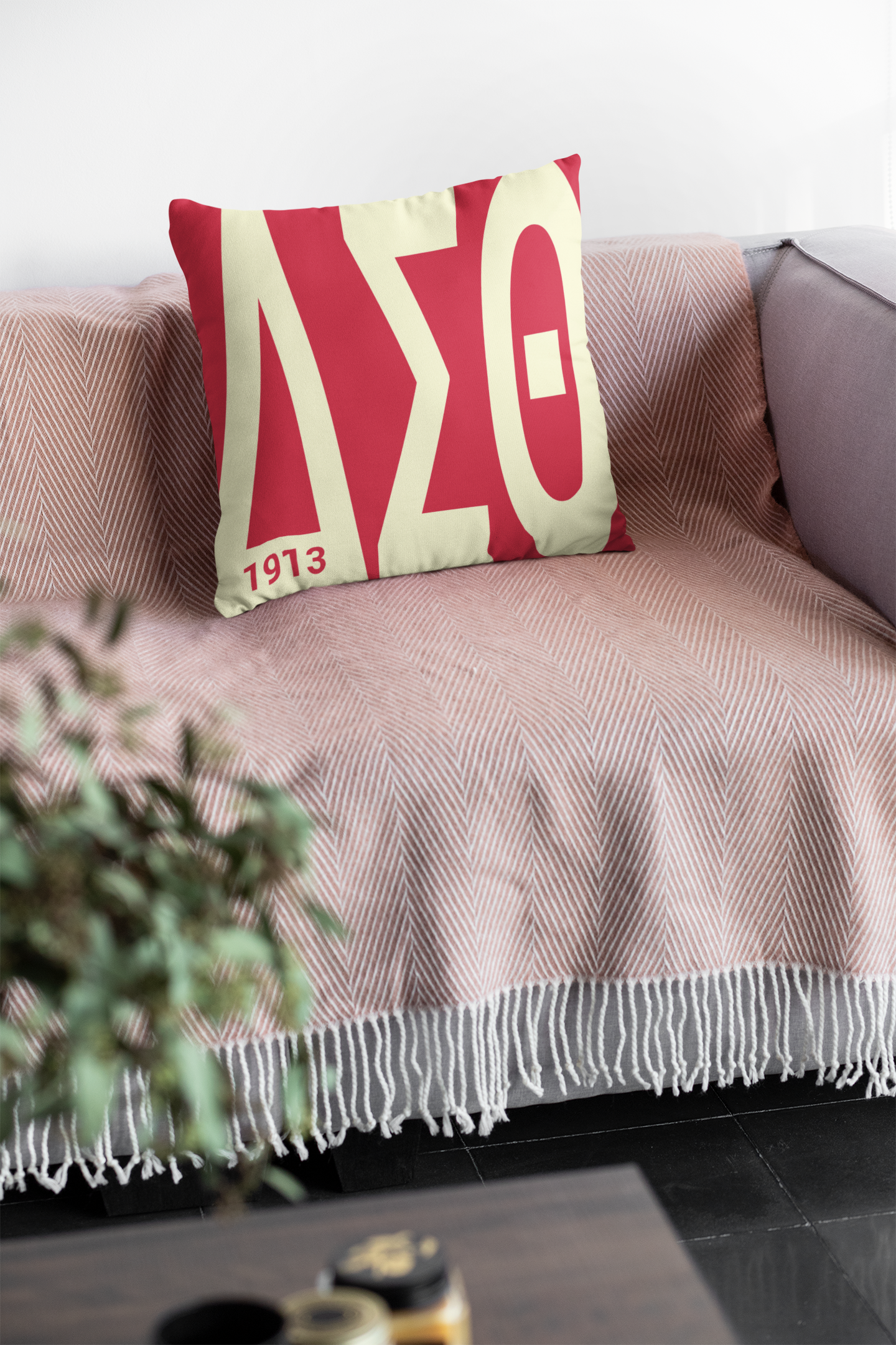 Delta Sigma Theta Pillow