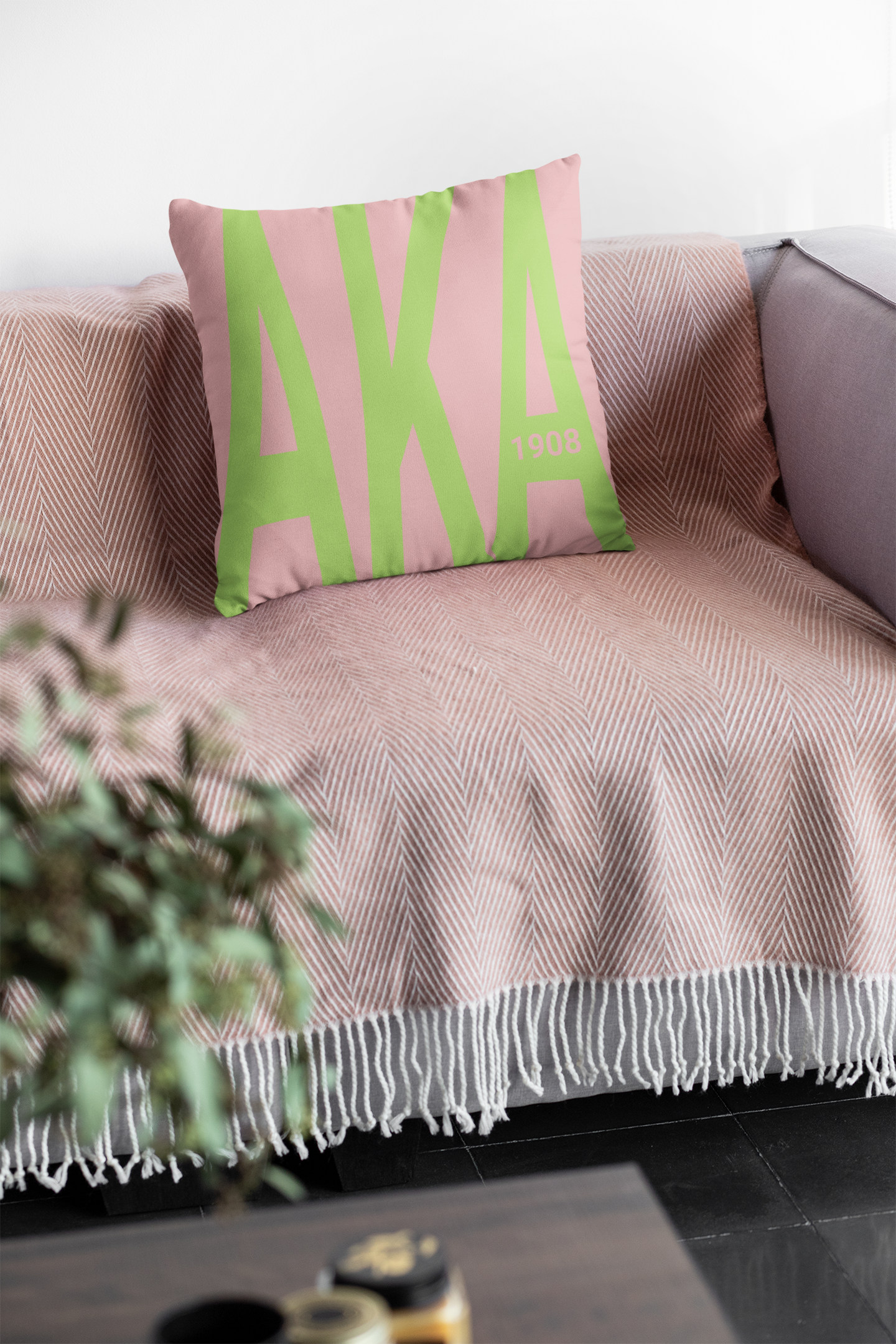 Alpha Kappa Alpha Pillow