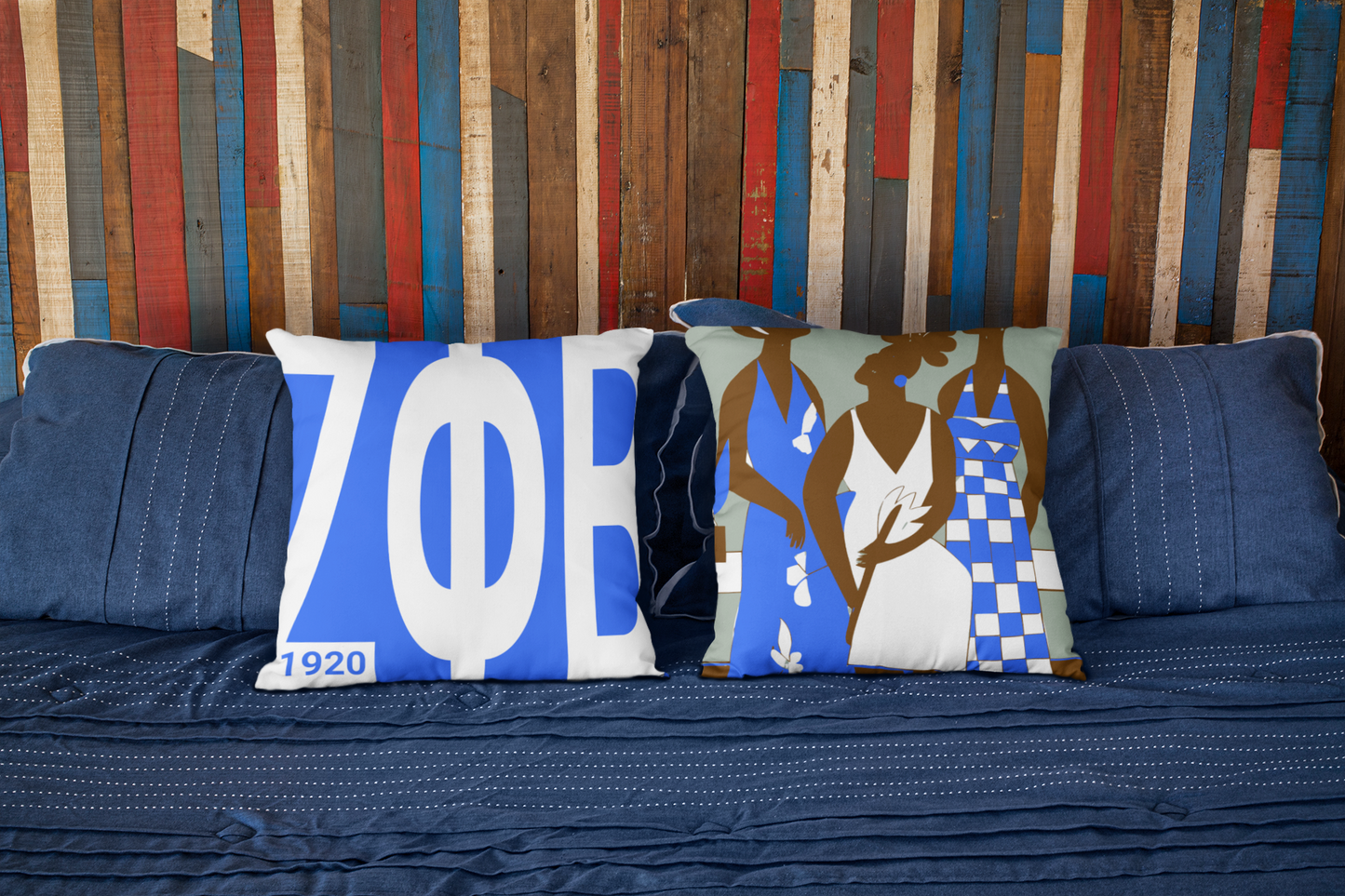 Zeta Phi Beta Pillow