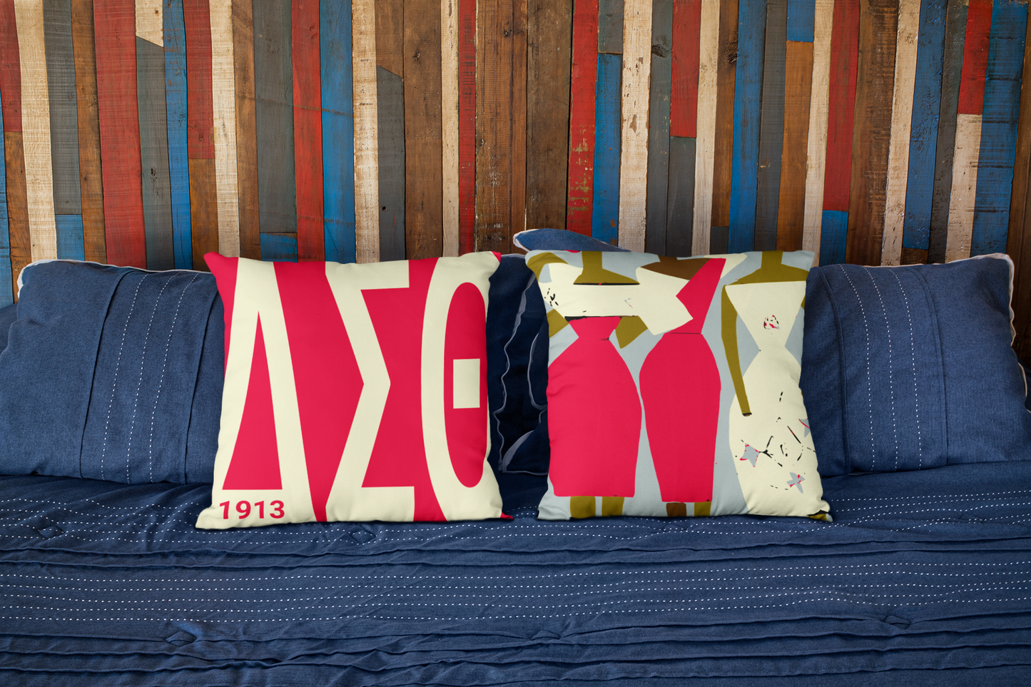 Delta Sigma Theta Pillow