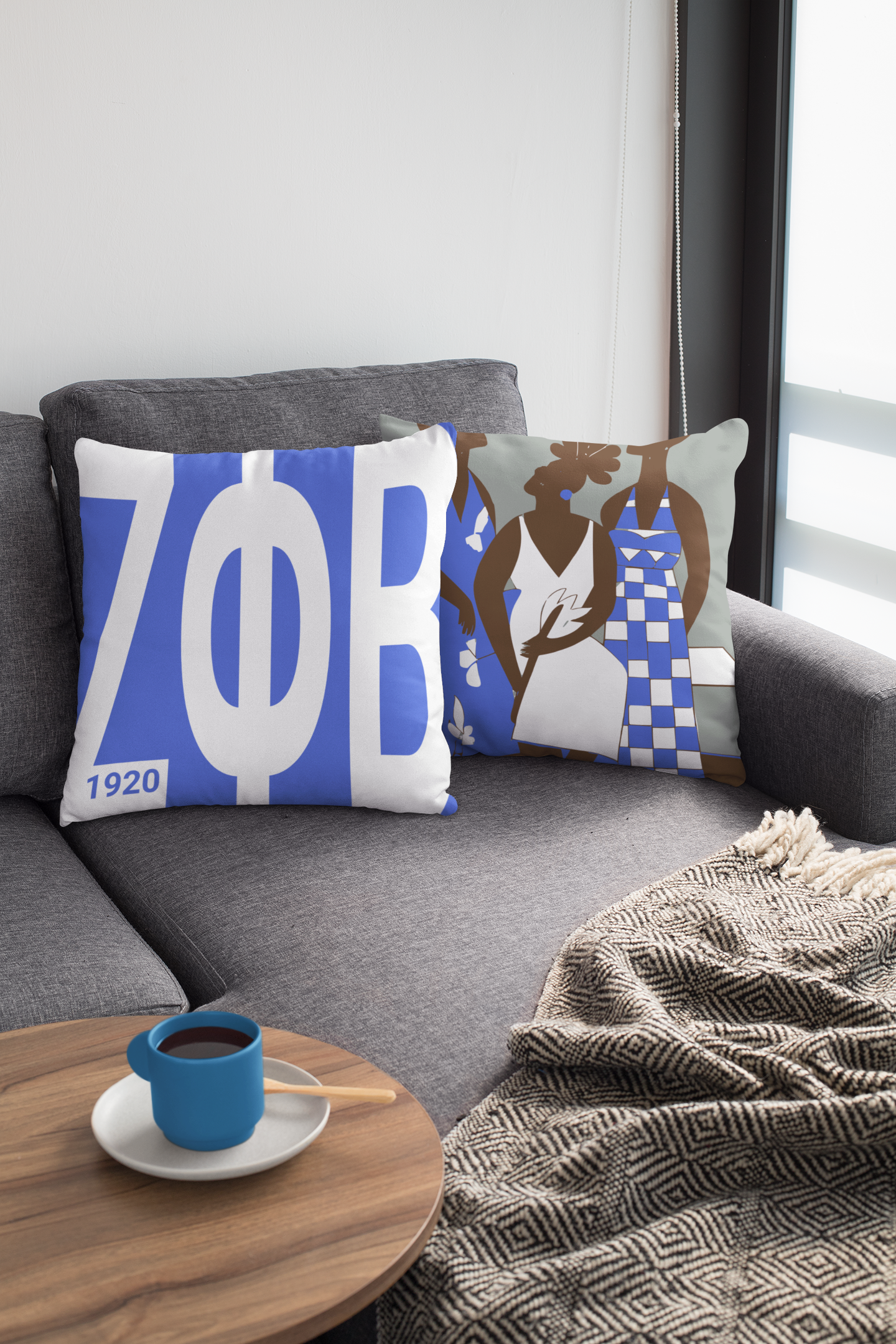 Zeta Phi Beta Pillow
