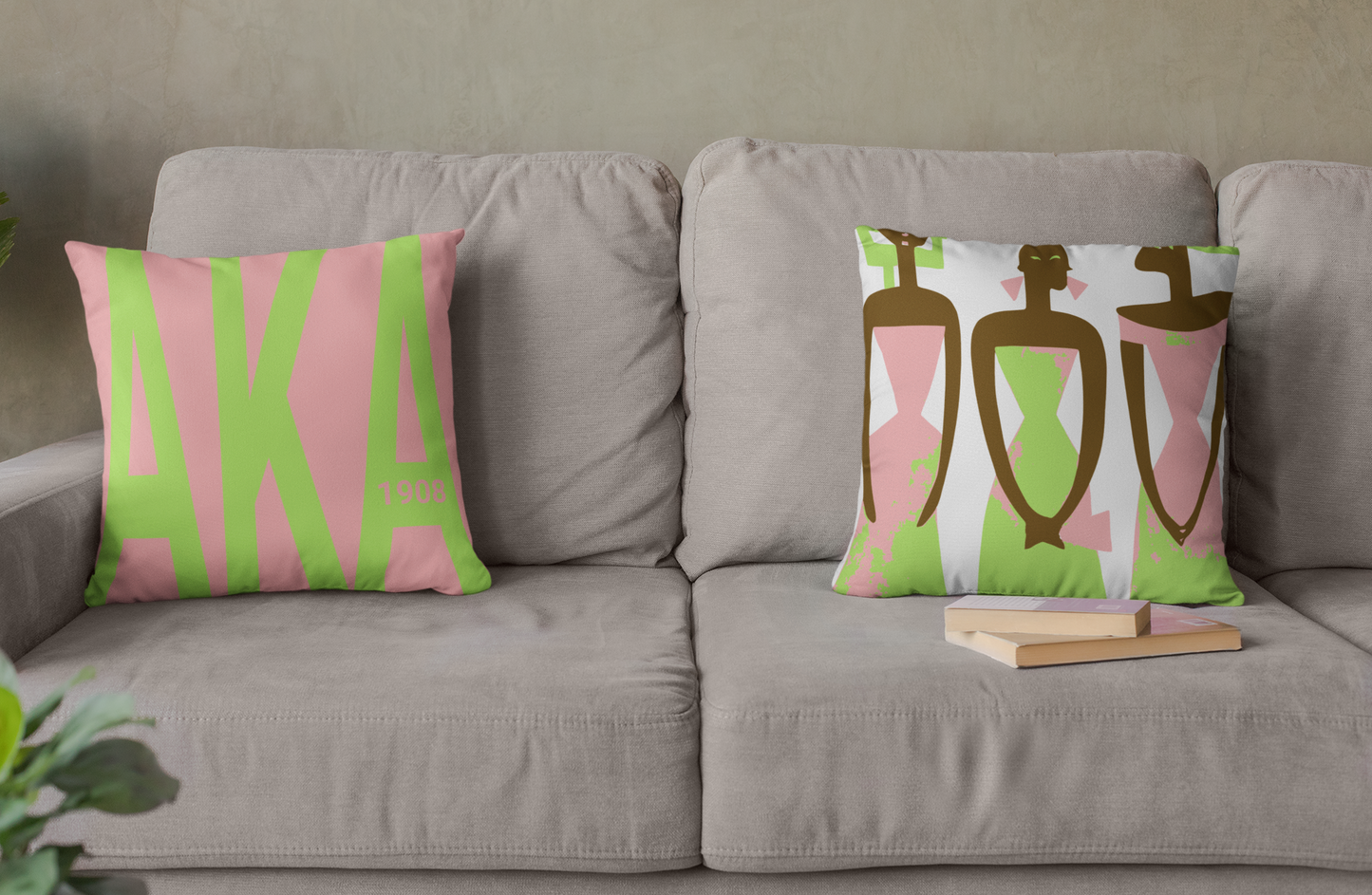 Alpha Kappa Alpha Pillow